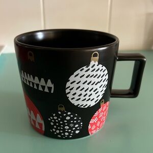 Starbucks 2016 black holiday ornament mug